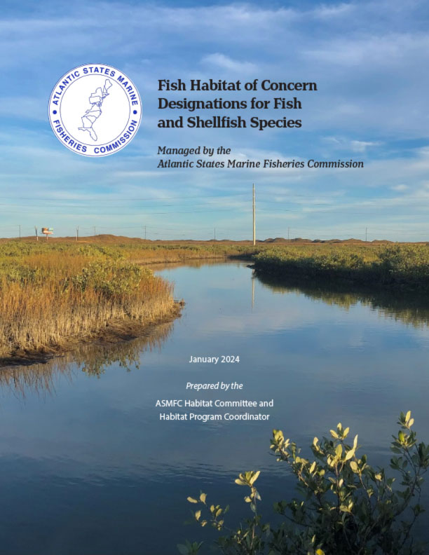 Fish Habitat of Concern Designations for Fish and Shellfish Species