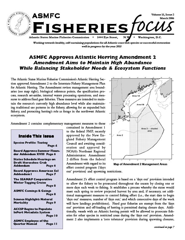 Fisheries Focus — March 2006 issue