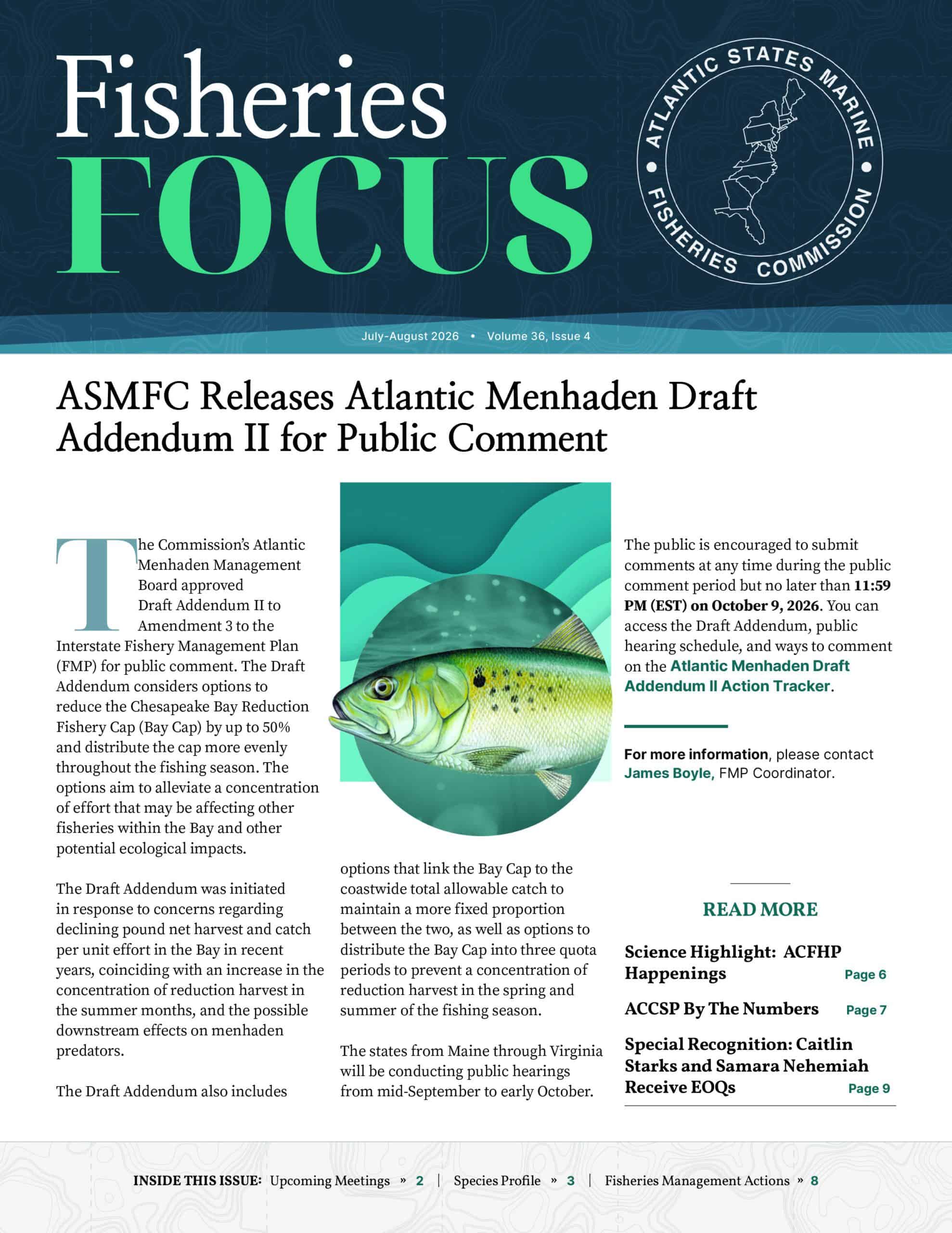 Fisheries Focus July/August 2026 issue